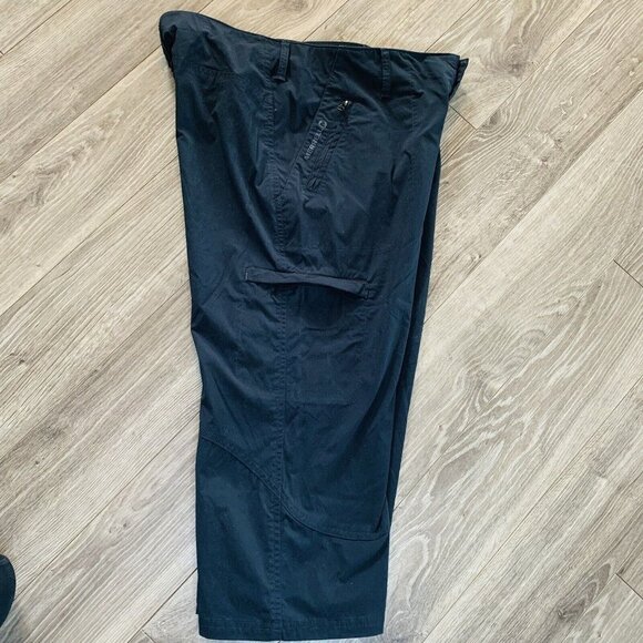 Merrell Womens Select Wick Capri Pants Blue Nylon Stretch Outdoors Size 10 - Picture 10 of 13